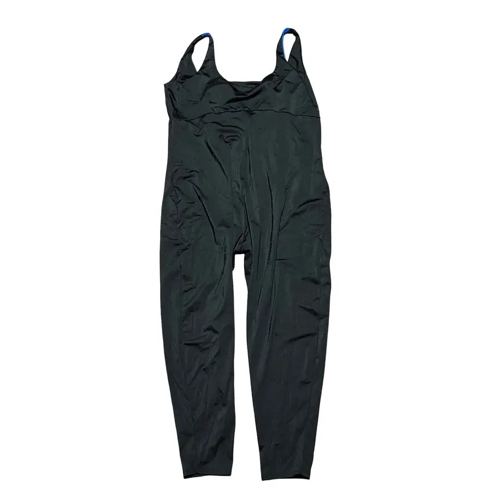 Yitty Headliner Shaping Catsuit Jumpsuit Womens 6X Black Scoop Neck Unitard